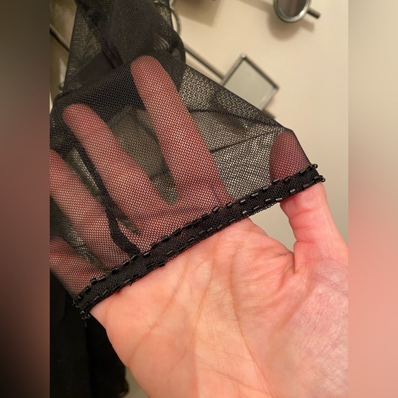 NWT 325$ Cameron Blake by Mon Cheri Sheer Bodice Beaded Dress - Picture 10 of 16